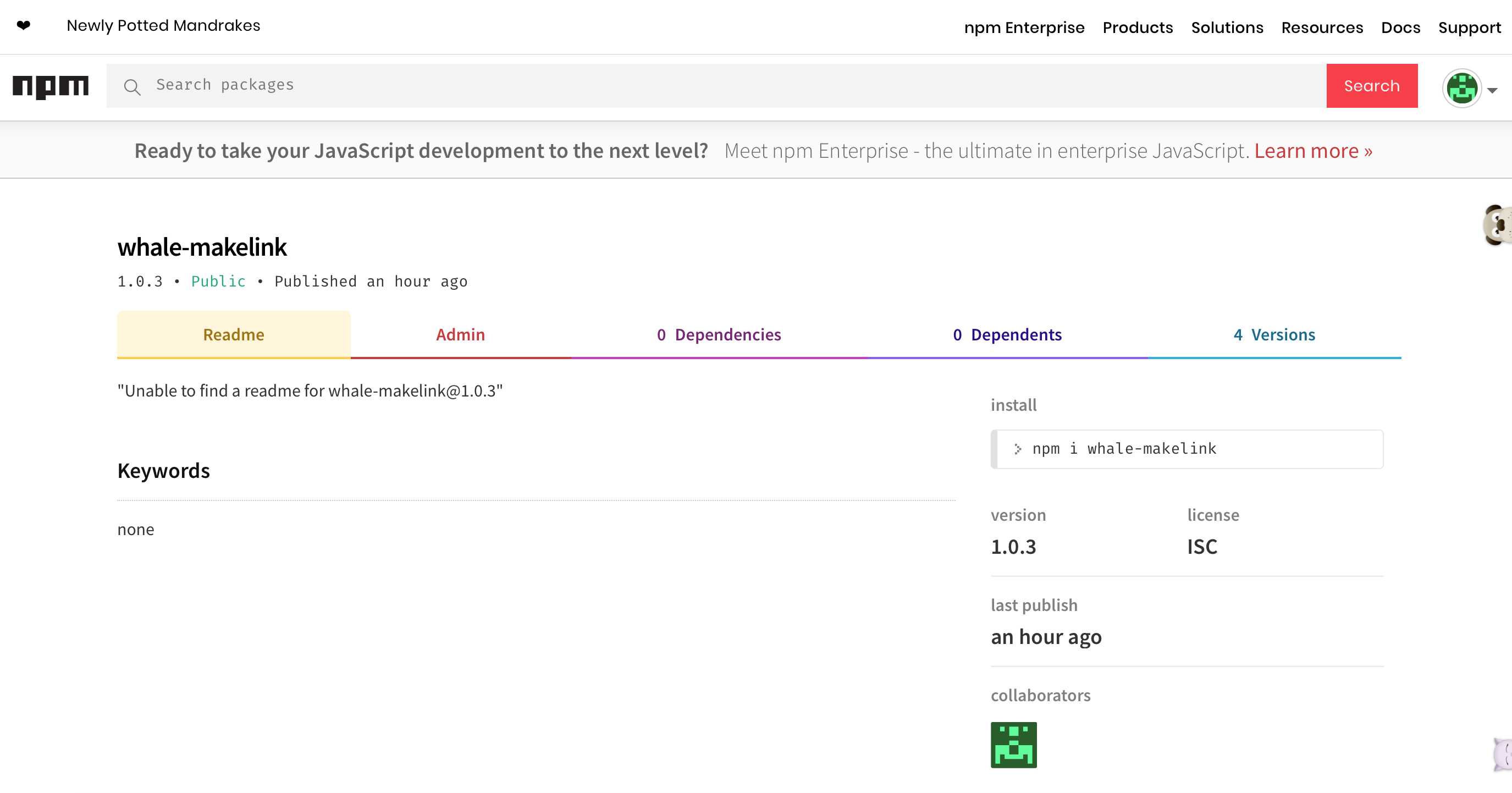 npm 发布 WhalMakeLink 包：链接管理与优化的新选择