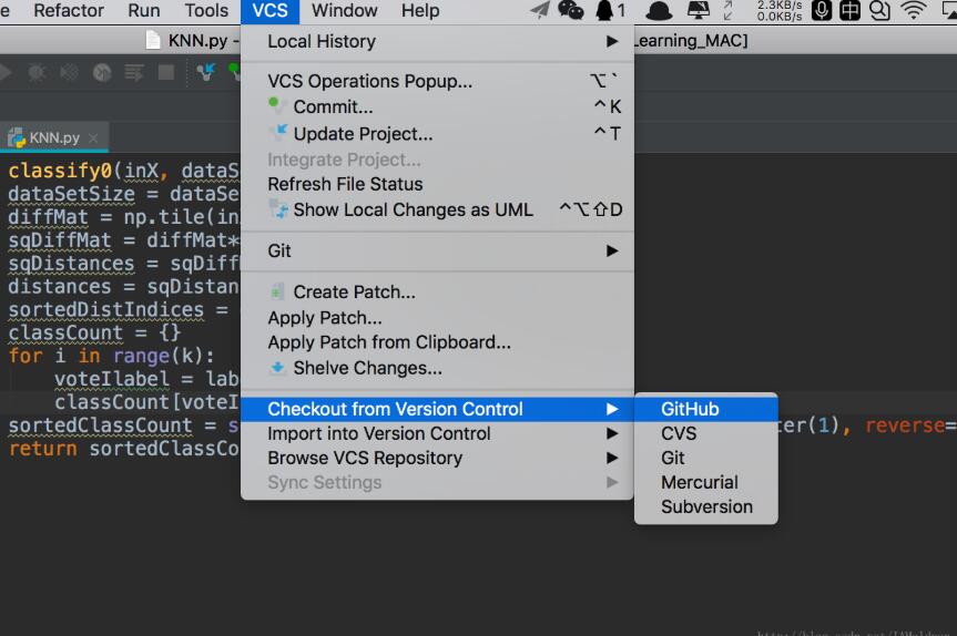 pycharm 使用git版本管理以及同步github