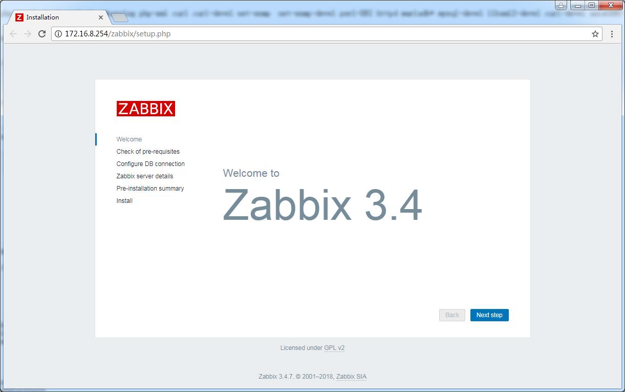 Centos7.4 zabbix3.4.7源码安装的方法步骤