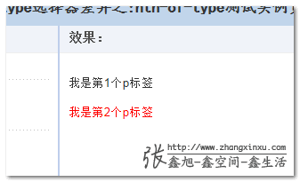 CSS3选择器:nthchild和:nthoftype之间的差异——张鑫旭